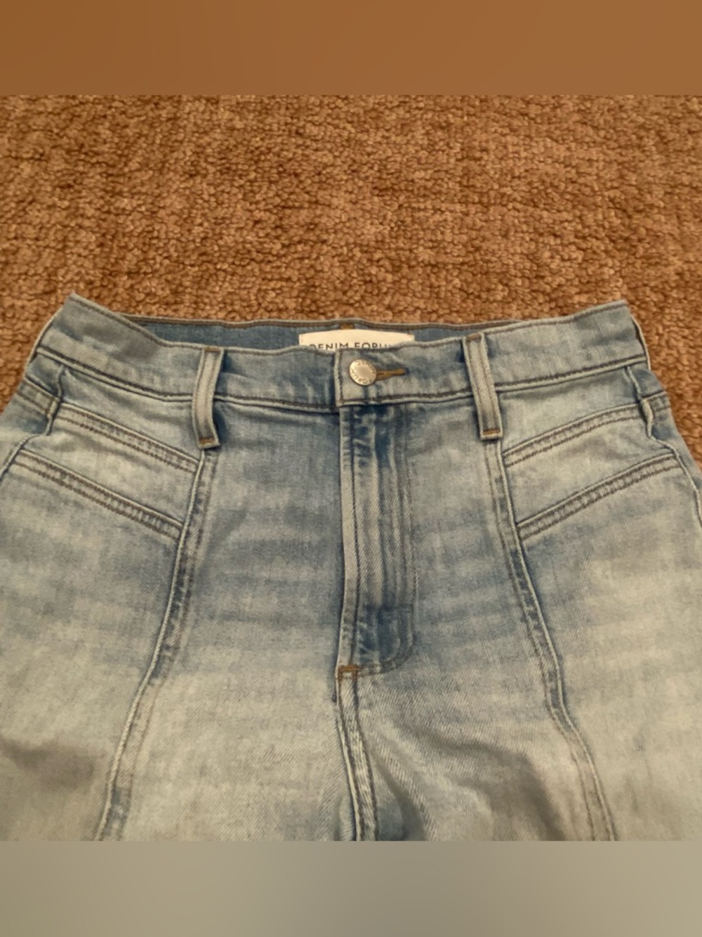 Aritzia 27 Denim Forum 70s Retro Cheeky Straight Denim Jeans - Picture 11 of 13